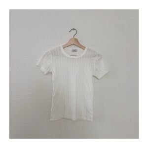 leset pointelle slim fit tee